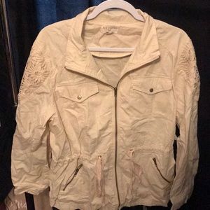 Blu Pepper khaki zip up jacket